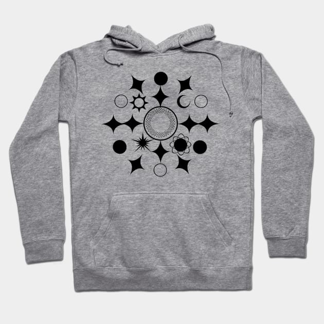 Planetary sacred geometry of the stars Hoodie by SAMUEL FORMAS